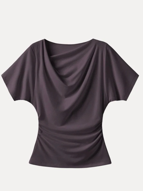 OGL Tops - OGL ASYMMETRICAL RUCHED TOP NWT